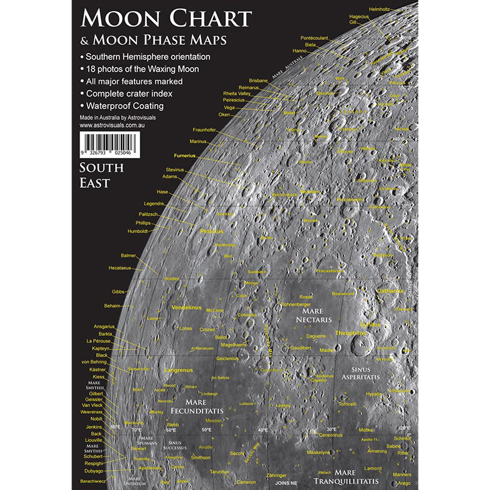 Moon View Process Map Moon Chart & Phase Maps – Little Star Shop