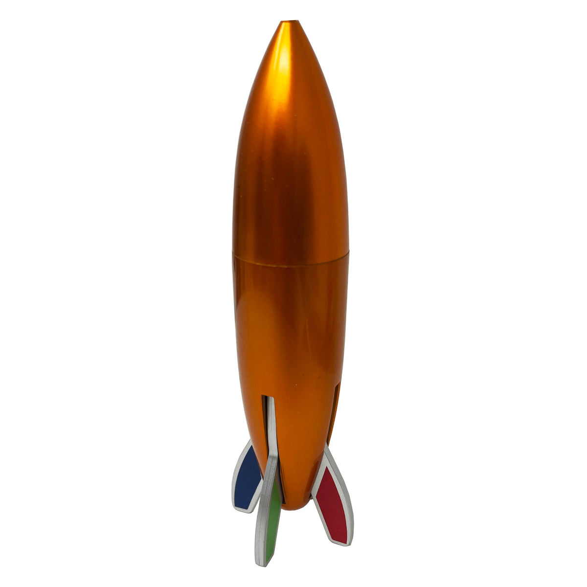 Retro Orange Space Rocket Pen