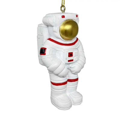7.5cm Astronaut Resin Hanging Ornament (Gold Visor)