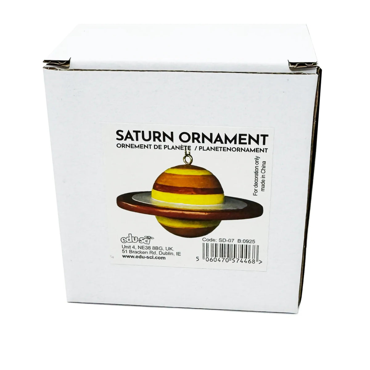 7cm Saturn Resin Hanging Ornament
