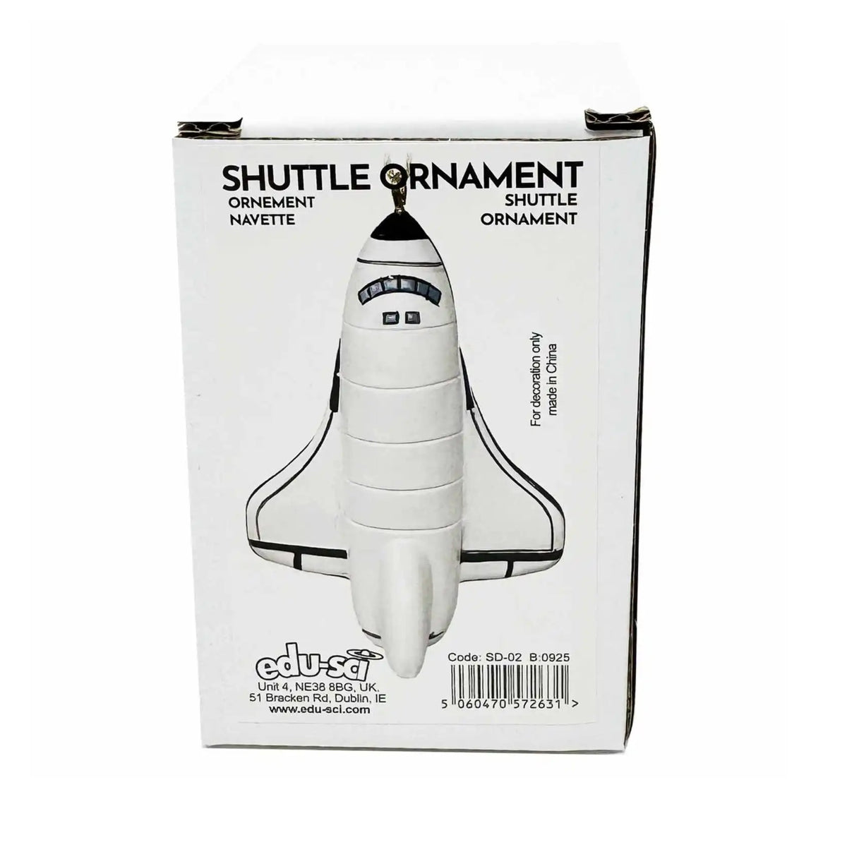 7.5cm Space Shuttle Resin Hanging Ornament