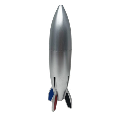 Retro Silver Space Rocket Pen