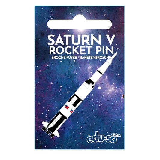 Saturn V Rocket Enamel Pin