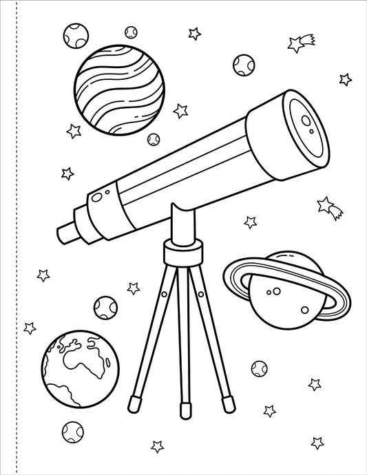 Solar System Colouring Book