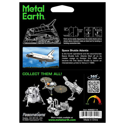 Space Shuttle Atlantis Coloured Version- 3D Metal Model Kit