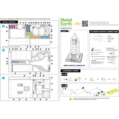 Space Shuttle Launch- 3D Metal Model Kit