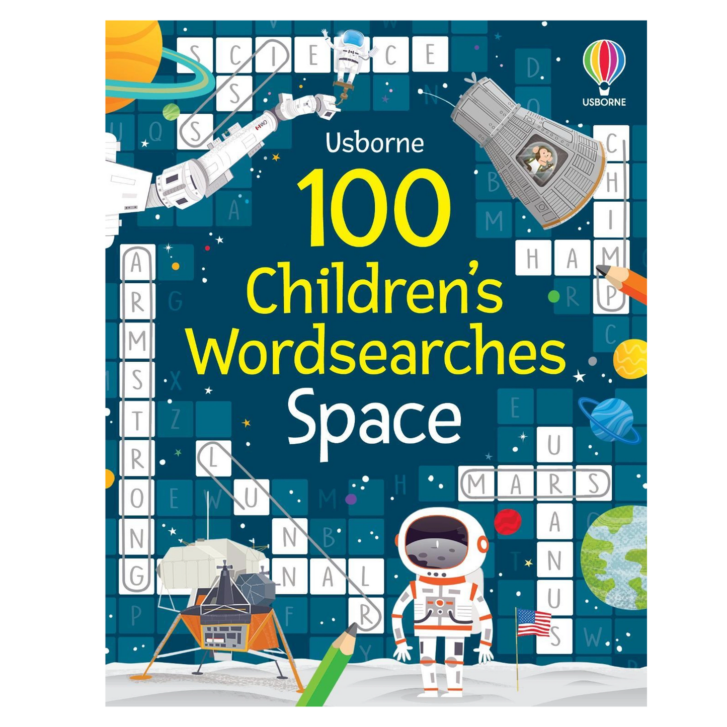 Usborne 100 Children's Wordsearches: Space