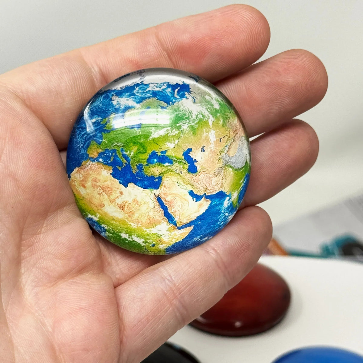 5cm Earth Glass Magnet