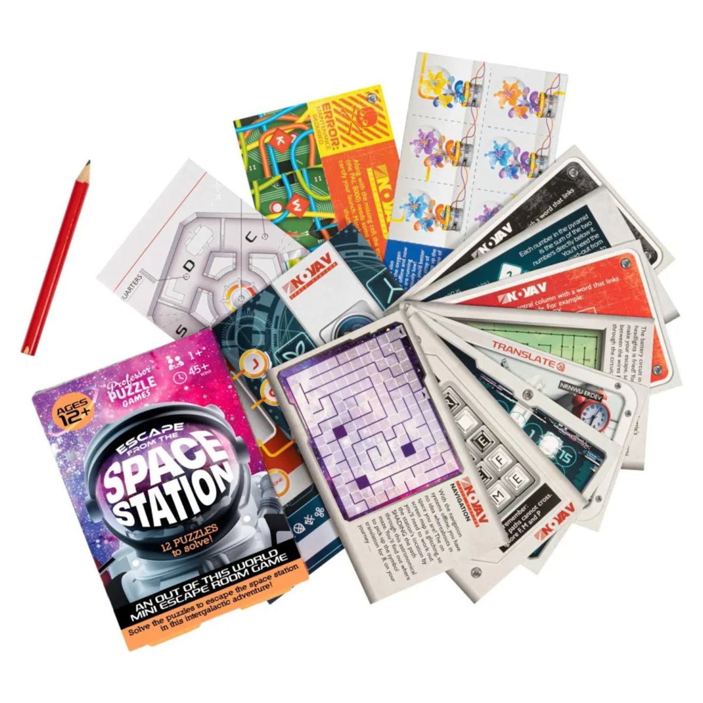 Escape From The Space Station - Puzzle Card Game
