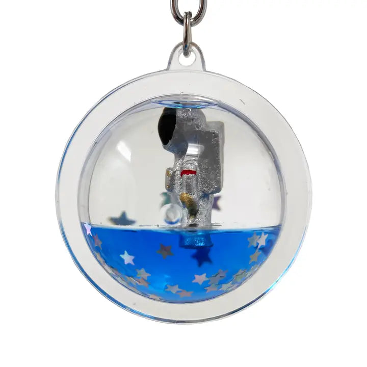 Floating Astronaut Space Keyring