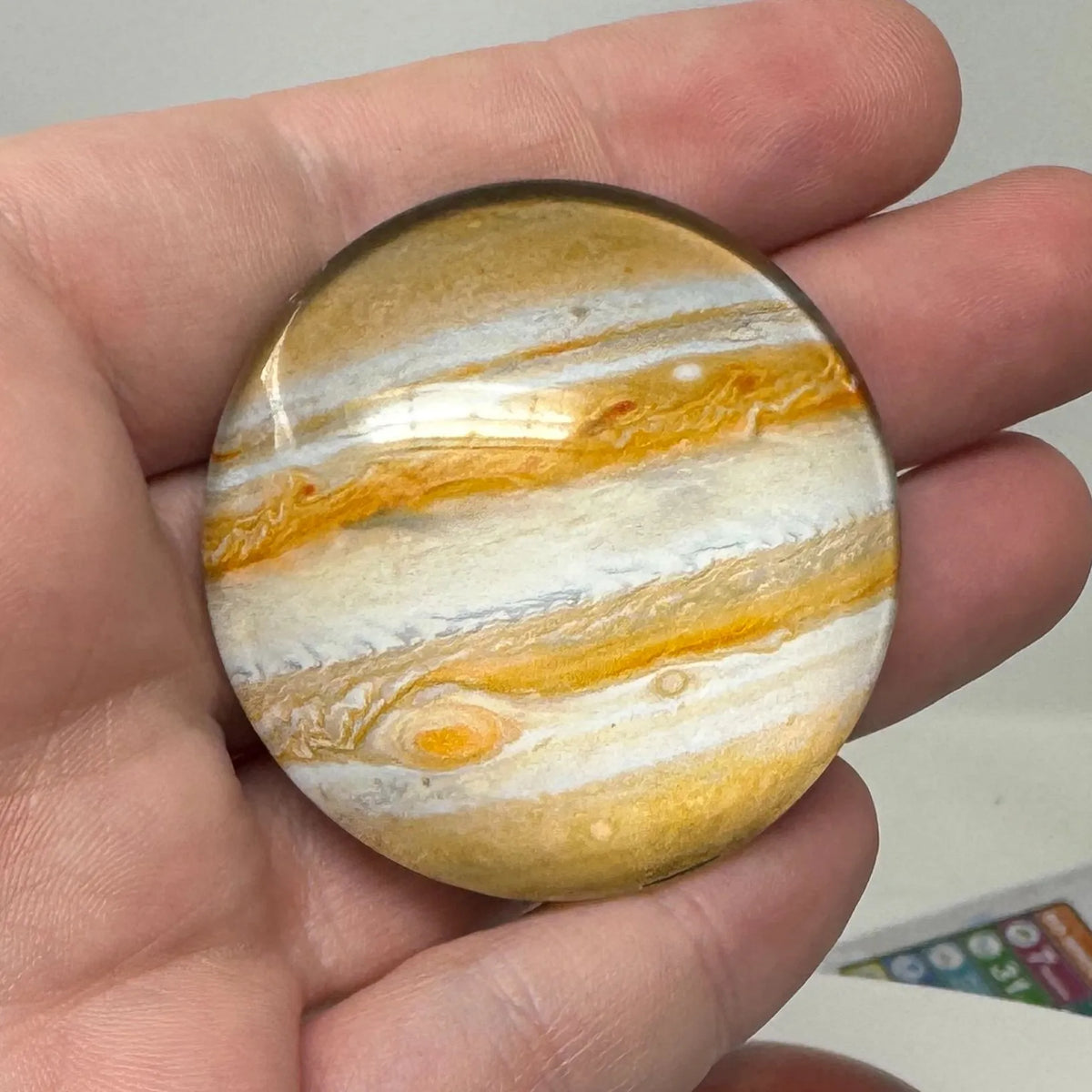 5cm Jupiter Glass Magnet