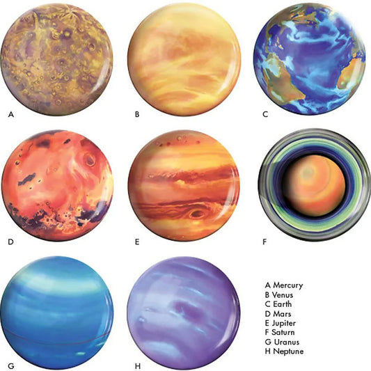 Planet Plates (Set Of 8)