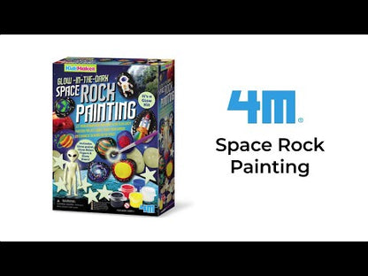 Glow In The Dark Space Rock Painting