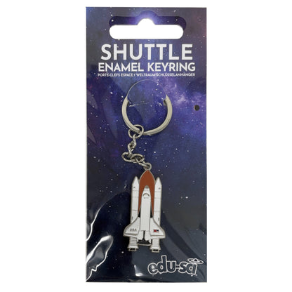 Space Shuttle Enamel Keyring