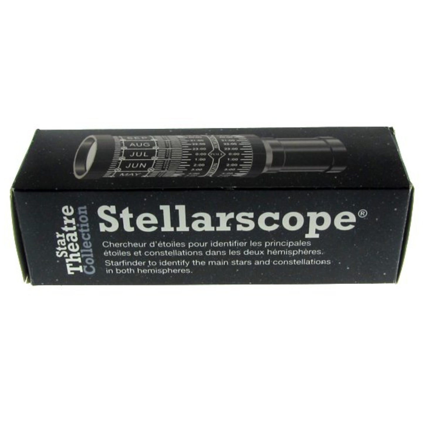 Box of Stellarscope with star theater collection text on a white background